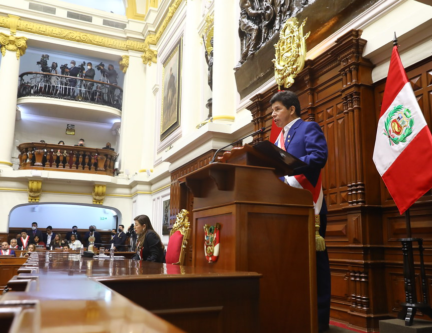 OEA: Impedir la salida de Pedro Castillo a Colombia no contribuye a disminuir la tensión entre el Ejecutivo y el Congreso