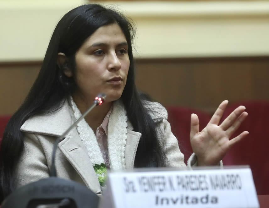 Juez ordena detención de Yenifer Paredes, cuñada del presidente Pedro Castillo