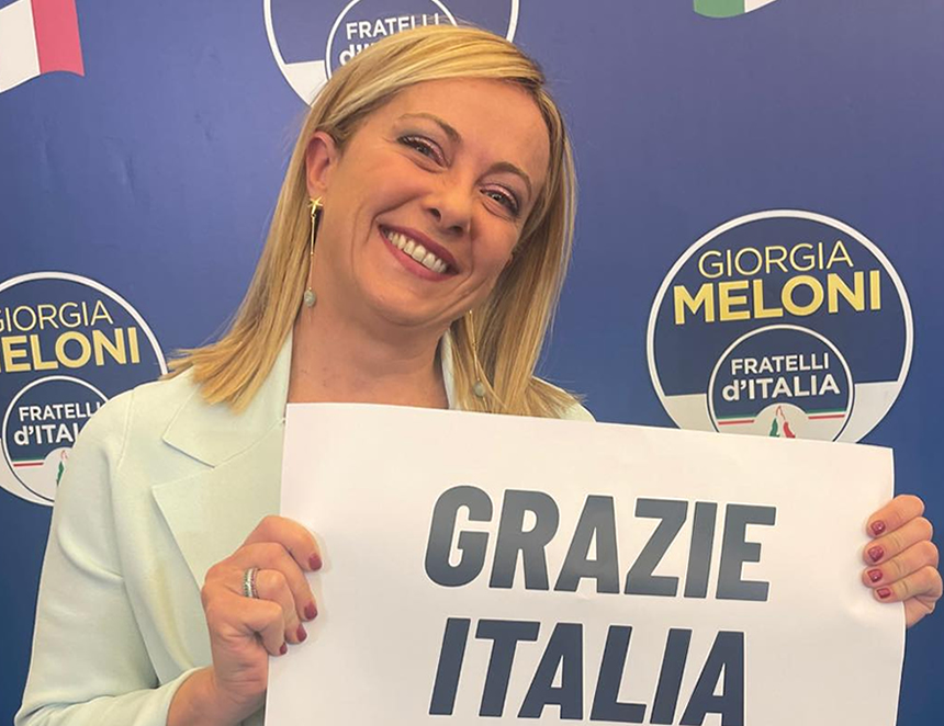 Ganó la ultraderecha: Giorgia Meloni se convirtió en favorita para formar Gobierno en Italia