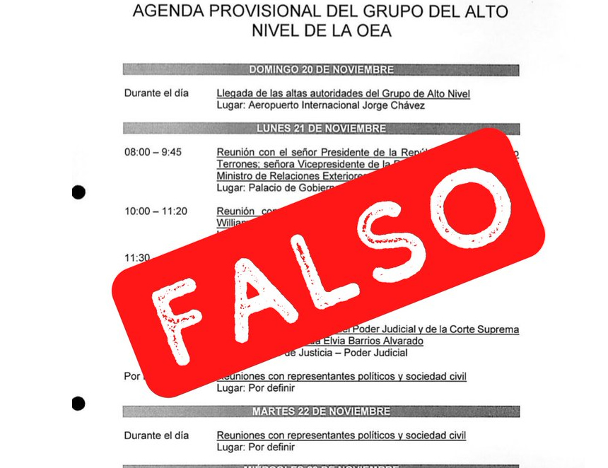 Poder Judicial recibió al Grupo de Alto Nivel de la OEA que visita Perú