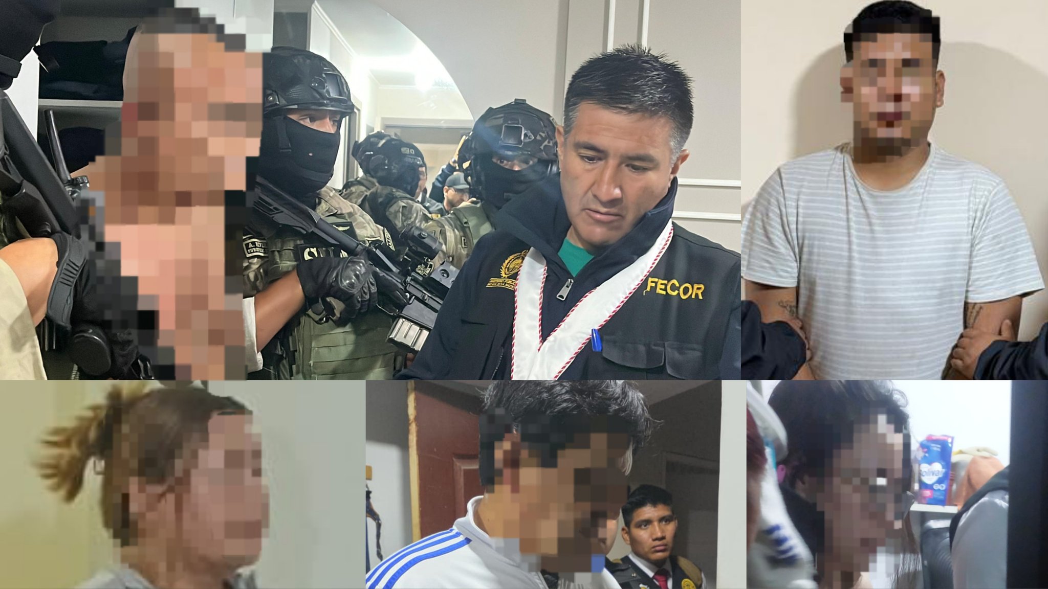 Fiscalía desarticula red criminal dedicada a la usurpación de inmuebles y lavado de activos: 10 detenidos