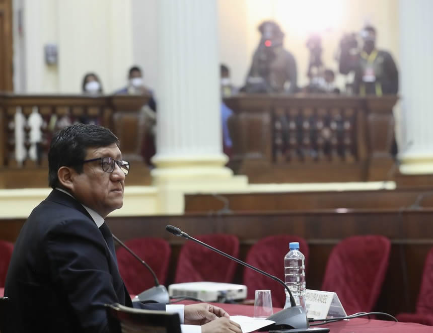 Comisión de Fiscalización pasa al presidente Castillo a condición de investigado