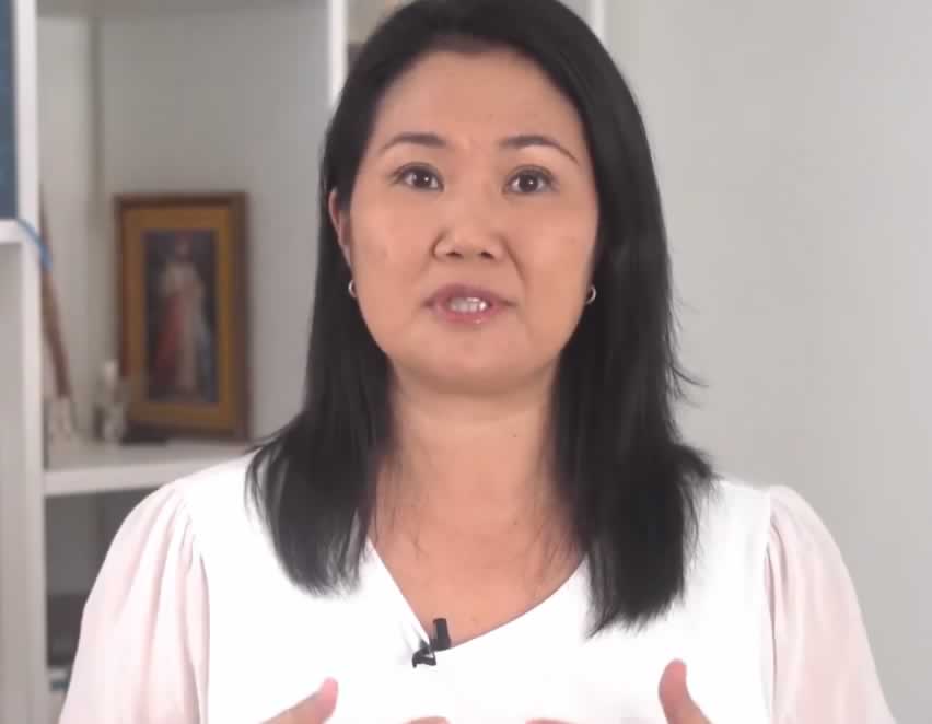 Keiko Fujimori (captura video).