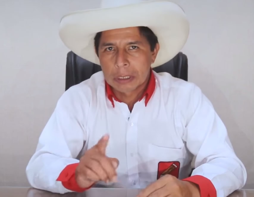 Pedro Castillo Terrones (Foto: Captura video).