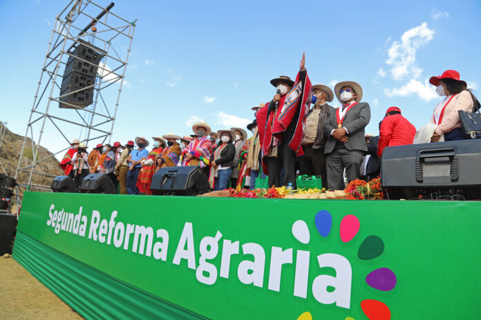 Lanzamiento de la denominada Segunda Reforma Agraria (Foto: Presidencia de la República).