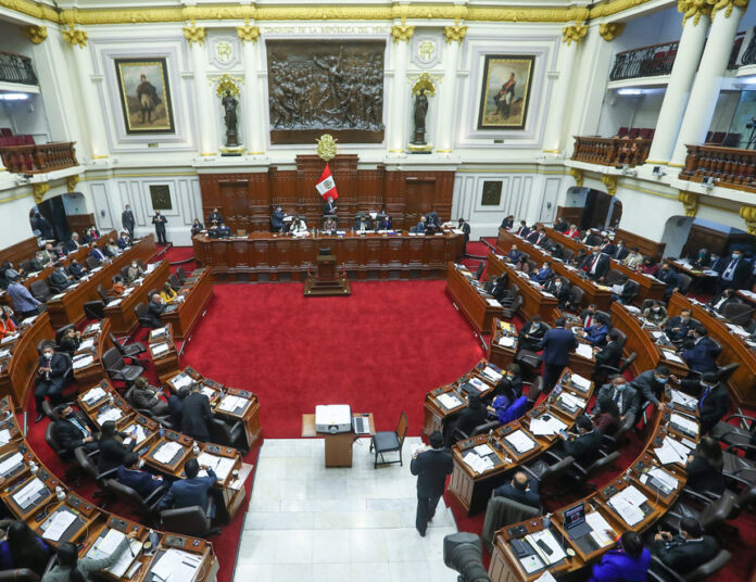 Sesión del Congreso de la República (Foto: Congreso de la República).