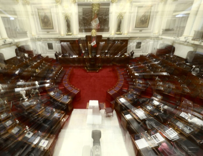 Pleno dio cuenta de moción que busca terminar mandato de Pedro Castillo (Foto: Congreso de la República).