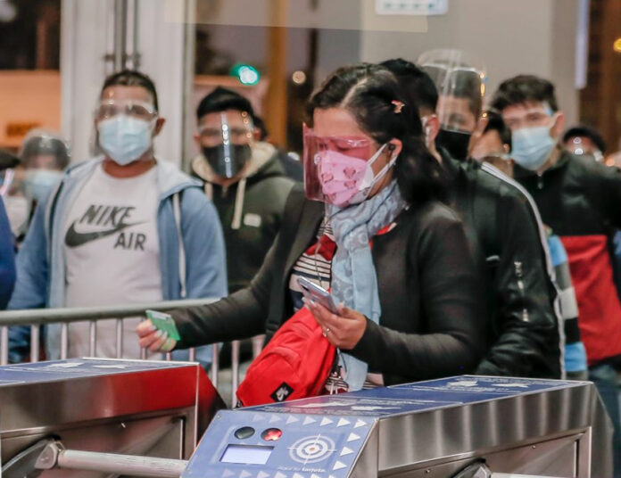 Ya no será obligatorio el uso del protector facial en las instalaciones de la Línea 1 del Metro de Lima (Foto: Lìnea 1 del Metro de Lima).