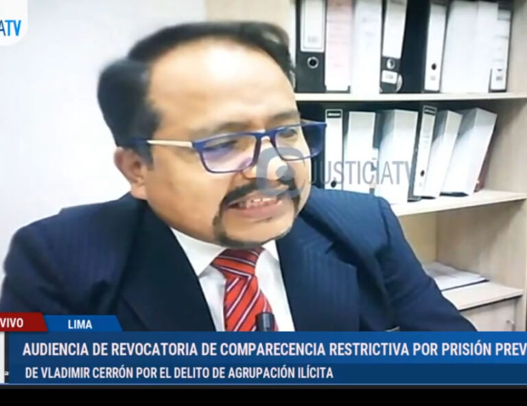 Fiscalía sustentó revocatoria de comparecencia con restricciones de beneficia a Vladimir Cerrón