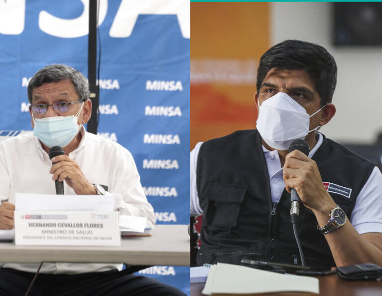Covid 19: Ministros de Defensa y de Salud con diagnostico positivo
