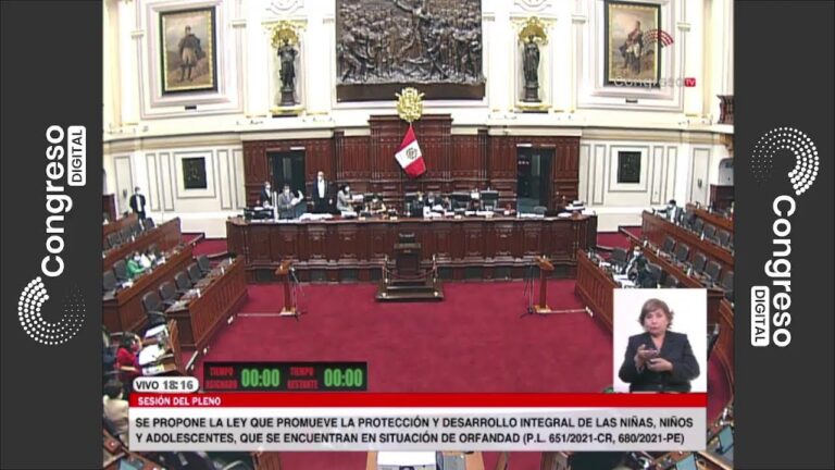 En vivo: Sesión del Congreso de la República