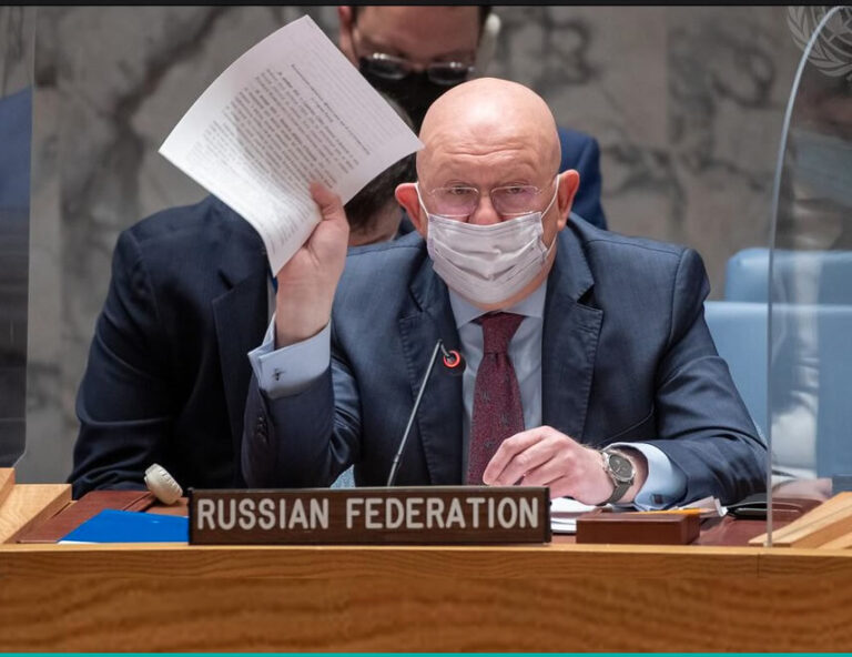 ONU: Rusia veta en el Consejo de Seguridad la resolución que condena su propia ofensiva sobre Ucrania