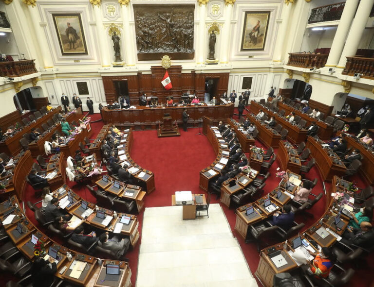 Vacancia: Pleno dará cuenta hoy de moción presentada contra Pedro Castillo