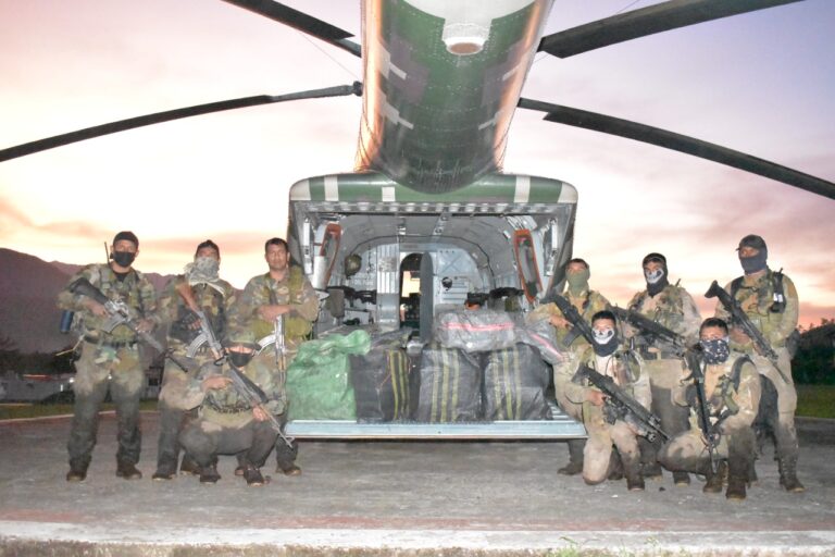 VRAEM: FF.AA. y PNP decomisan 200 kilos de clorhidrato de cocaína