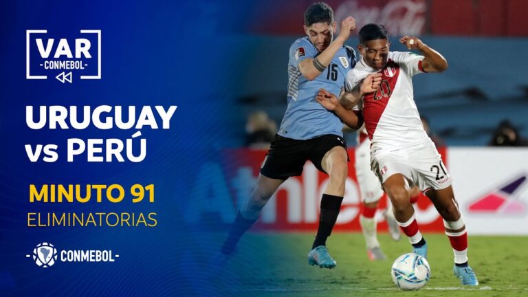 CONMEBOL publica video VAR que justifica decisión árbitral de no cobrar gol la bola peruana que ingresó a arco uruguayo