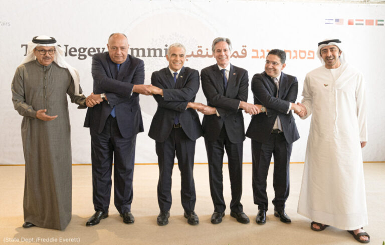 Estados Unidos por la solución negociada entre Israel y Palestina