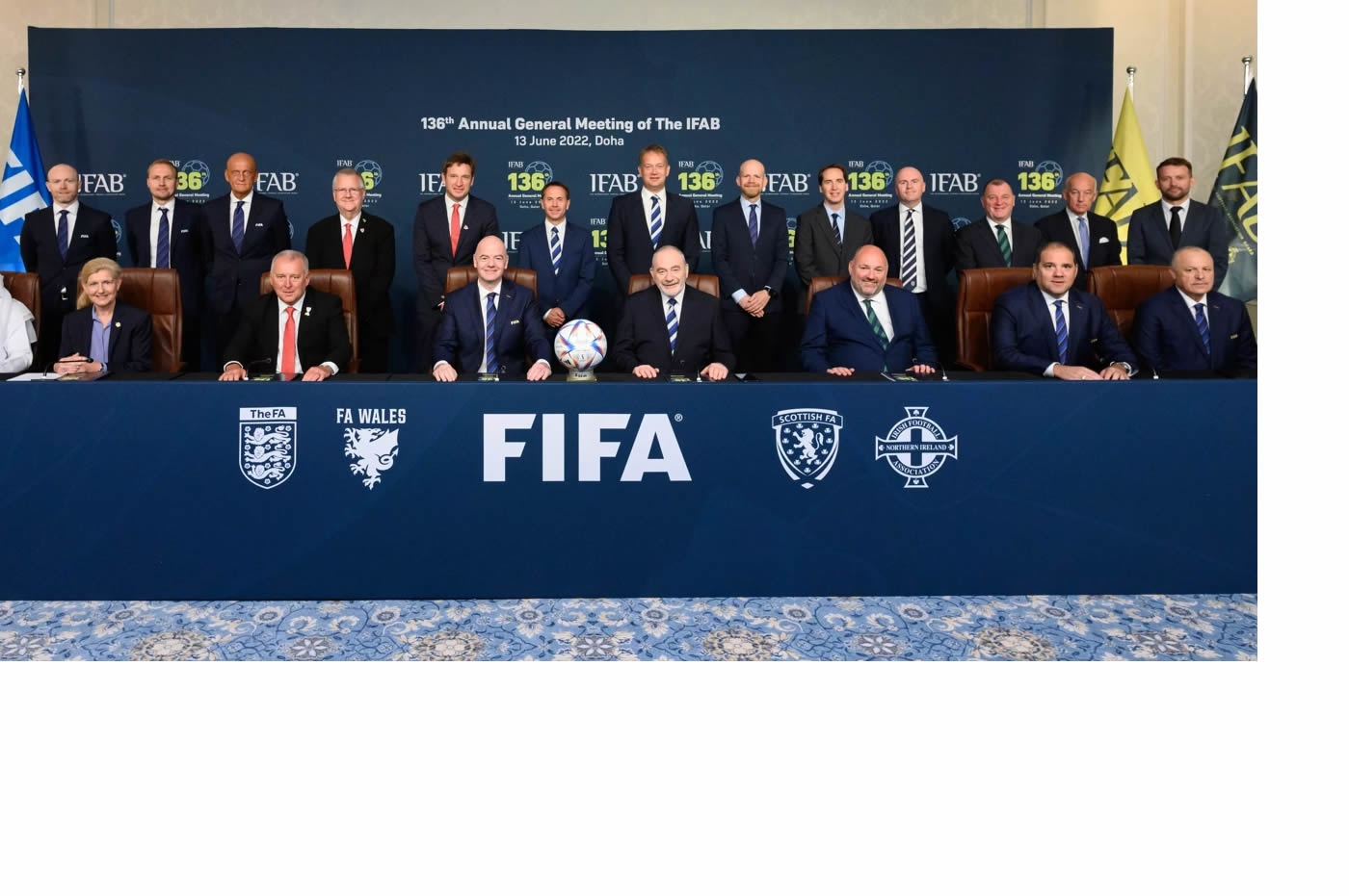 136ª asamblea general anual de la International Football Association Board (Foto: fifa.com).