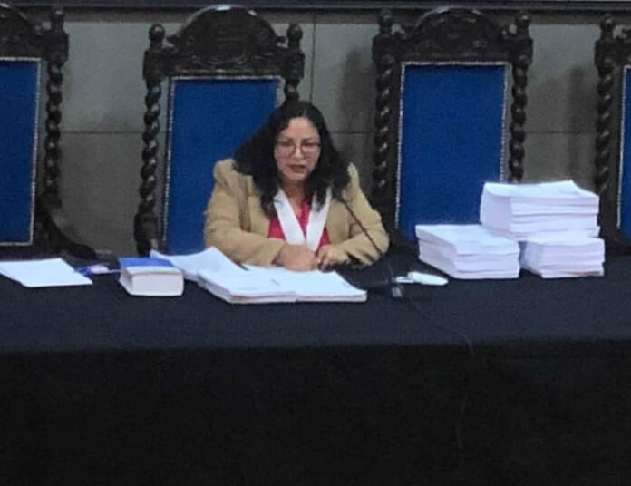 Jueza de Investigación Preparatoria de Caravelí, Pamela Suárez Gonzáles (Corte Superior de Arequipa).