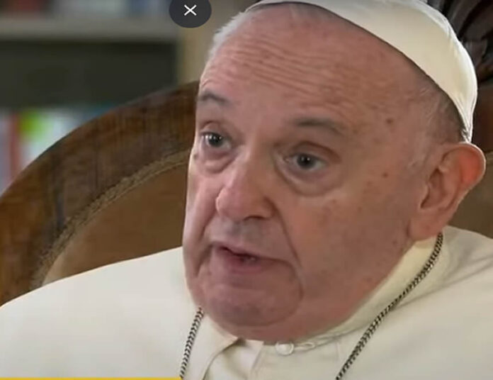 Papa Francisco en entrevista cobn Televisa Univision (Captura Youtube).