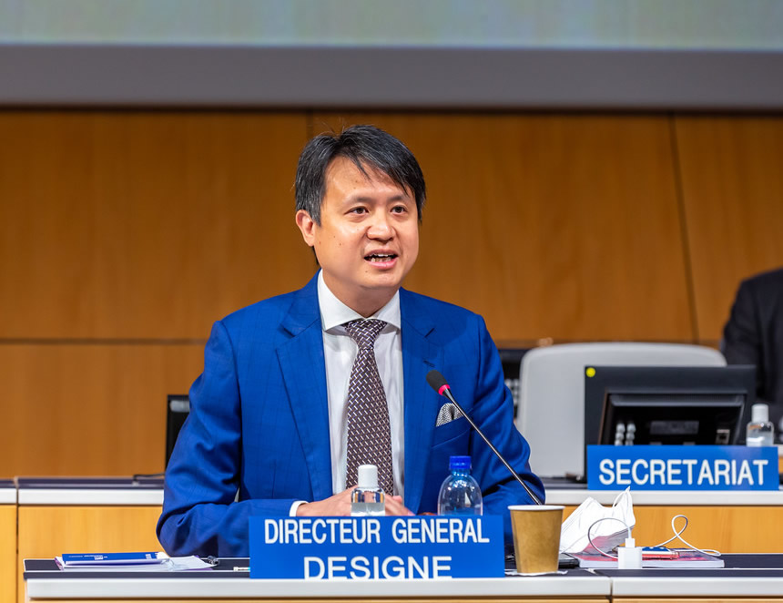 Director general de OMPI, Daren Tang (Foto: OMPI).