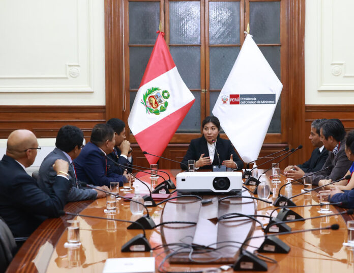 Betssy Chavez, titular de la PCM (Foto: Presidente del Consejo de Ministros).