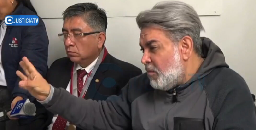 Andrés Hurtado ante el juez (Captura: Justicia TV).
