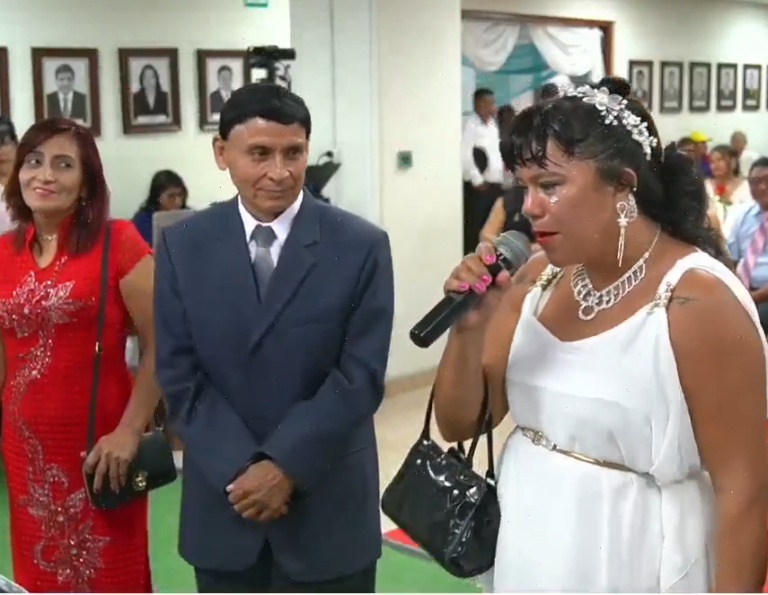 Bagua: “No acepto” dijo la novia en matrimonio civil comunitario