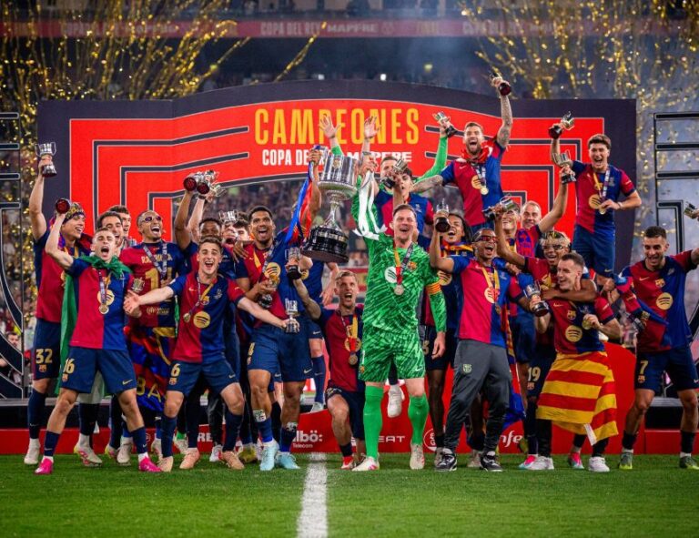 Un título más a la vitrina: Barcelona venció 3-2 a Real Madrid y ganó la Copa del Rey