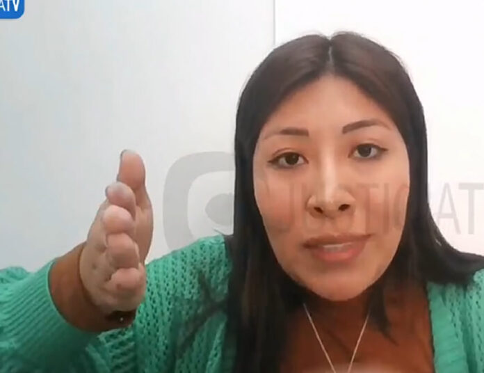 Betssy Chávez en audiencia al borde de las lágrimas: “Permítanme defenderme en libertad” (Captura video).