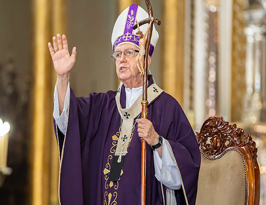 Carlos Castillo refirió lo señalado por el papa que el único remedio a las guerras es la paz y el acuerdo entre las personas ((Foto: Arzobispado de Lima).