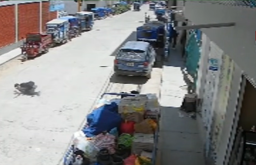 Aparecen nuevas imágenes del asesinato de Susy Isabel Aponte Polo (Captura video)-