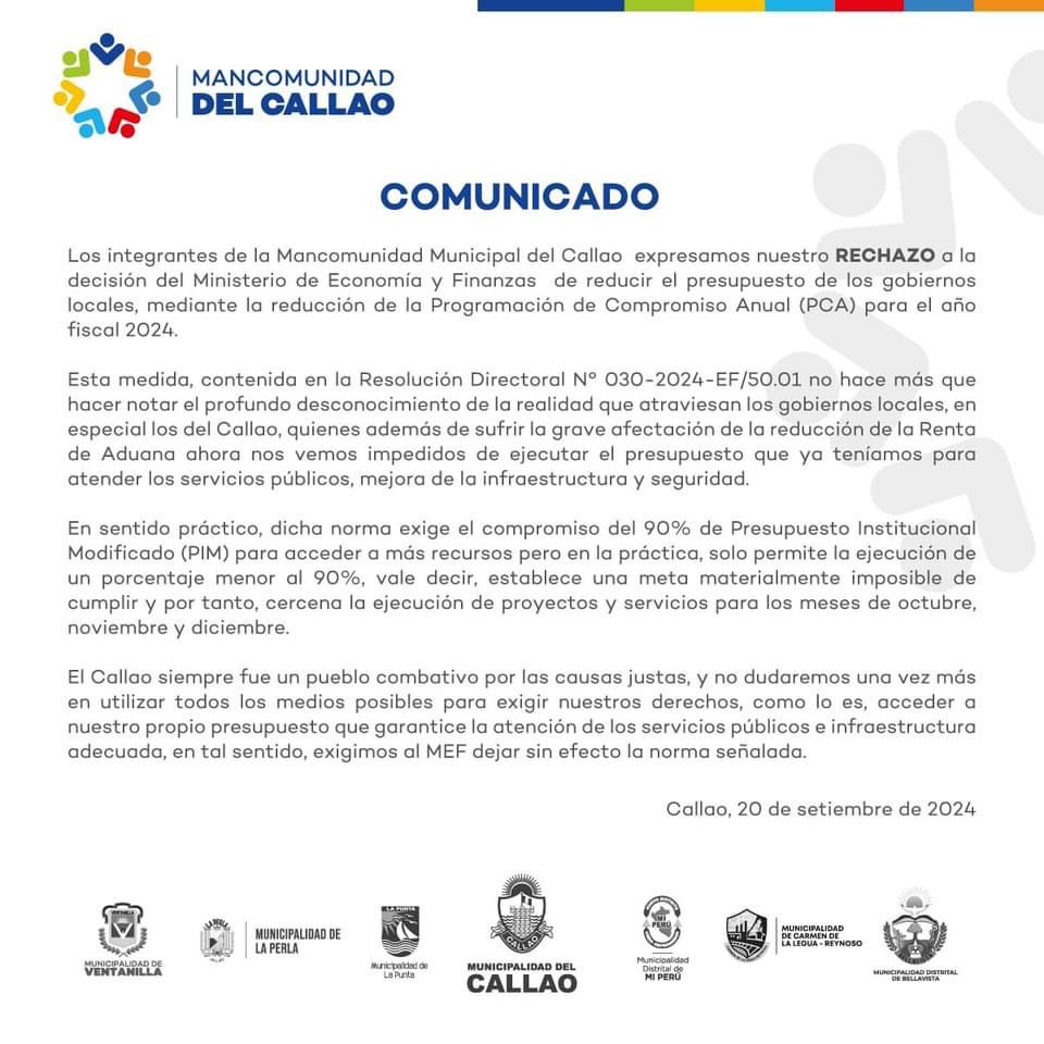 MEF: Comunidad de la Mancomunidad de Lima Sur
