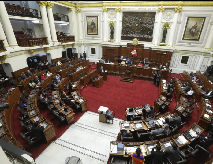 Sesión del Pleno del Congreso (Foto: Congreso de la República).