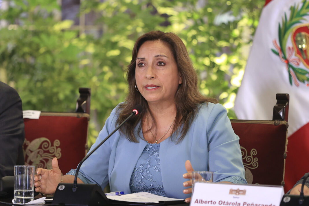 Dina Boluarte: “Si Shimabukuro ha colaborado o financiado actividades partidarias, lo ha hecho absolutamente de manera personal” (Foto: Palacio de Gobierno).