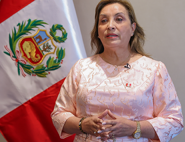 Dina Boluarte: “No hay tema  pendiente que tratar con  nuestro hermano pais del norte”