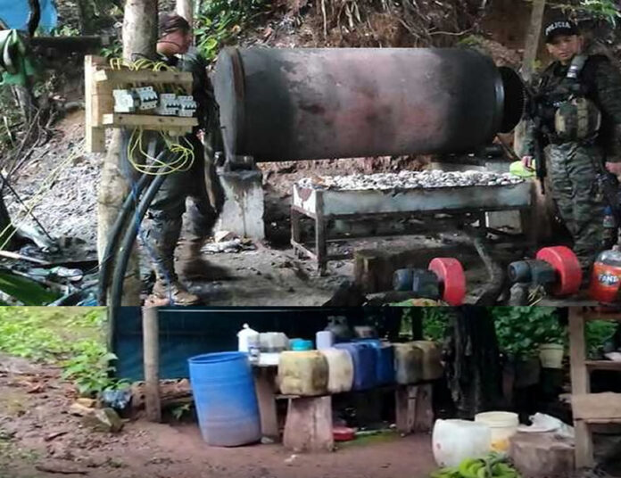 Dirandro: Agentes destruyen laboratorios de droga en Cusco y Huánuco (Foto: Mininter).