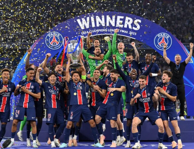 ¡Campeón por goleada! PSG conquistó la Champions League, tras vencer 5-0 a Inter