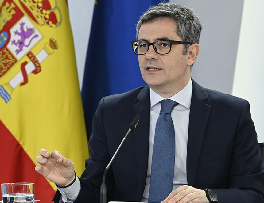 Félix Bolaños, ministro de la Presidencia, Justicia y Relaciones con las Cortes (Foto: La Moncloa).