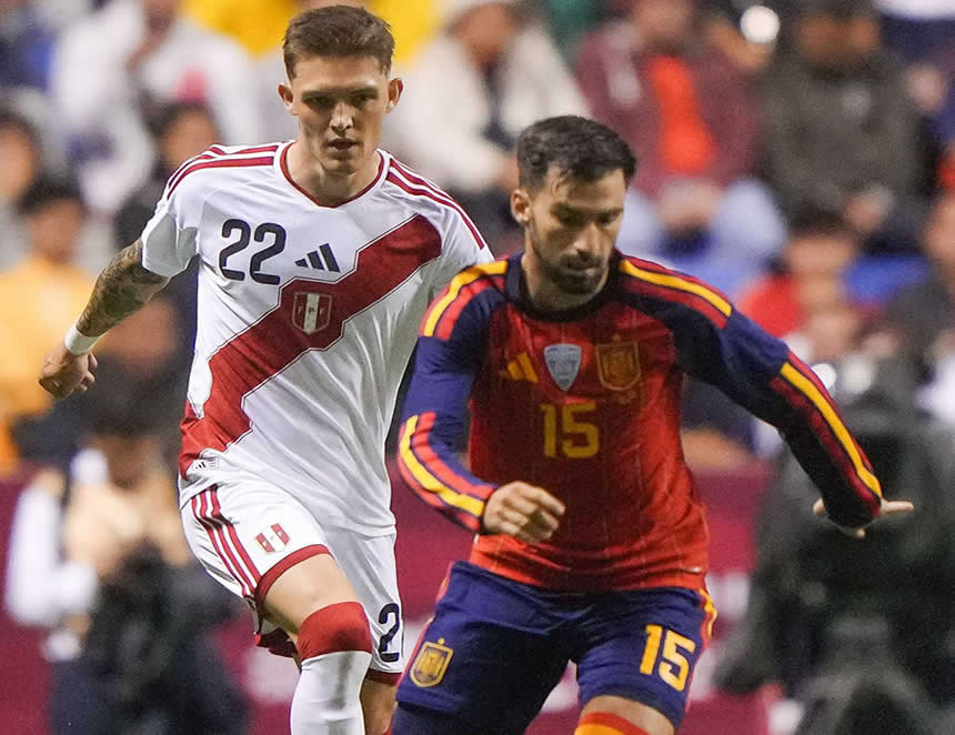 España afina su maquinaria en Puebla antes del debut mundialista: vence a la selección peruana por 3 a 1 (Foto: FPF).