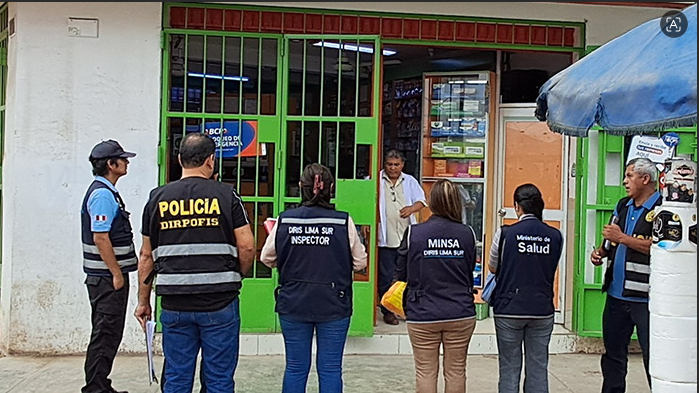 Entre las principales infracciones detectadas por los inspectores figuran: comercialización de medicamentos y dispositivos médicos vencido y productos sin el debido registro sanitario o de procedencia desconocida (Foto: Digemid).