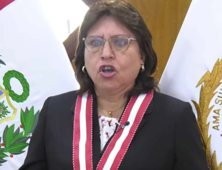 Delia Espinoza: “se pretende sacarme por la fuerza del cargo (de Fiscal de la Nación)