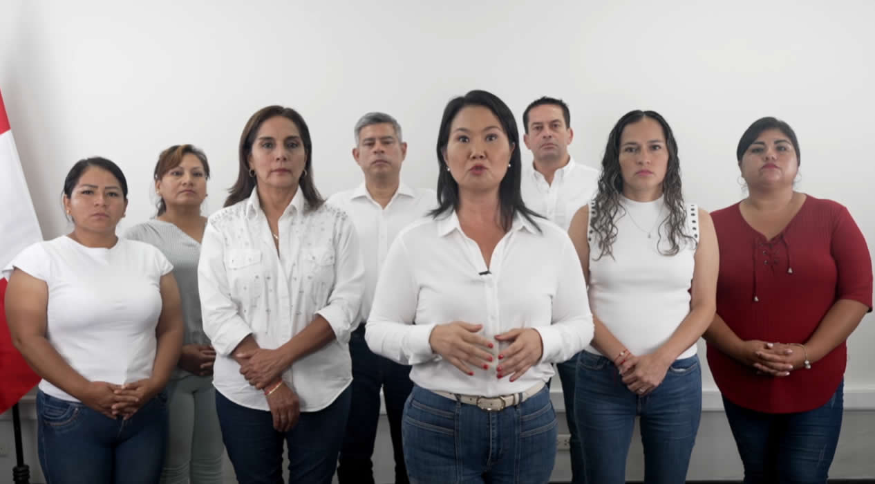 Keiko Fujimori cuestionó la salud emocional de López aliaga con lo que busca posicionarse como la "adulta en la sala". 