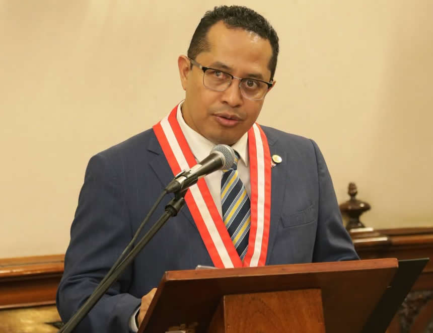 Presidente del JNE, Rómulo Burneo (Foto: JNE).