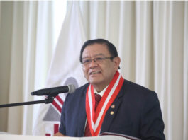 Jorge Salas Arenas, presidente del JNE (Foto. JNE).