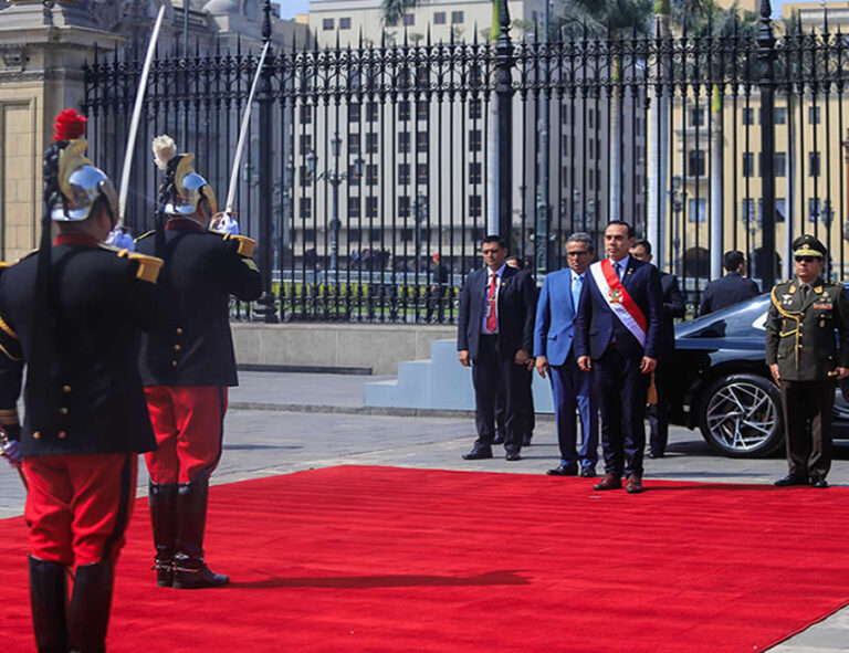 José Jerí Oré tomó hoy posesión de la Presidencia de la República