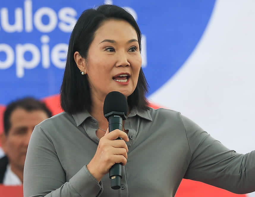Keiko Fujimori evita responder si disolvería la Cámara de Diputados en caso considere que no dejan trabajar a su Gobierno (Foto: Presidencia de la República).