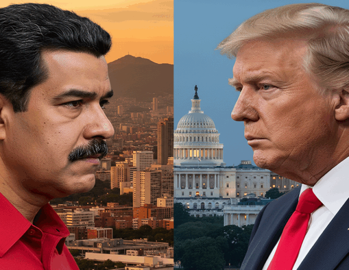 Crisis venezolana-estadounidense: ¿Cuántas veces Trump amenazó militarmente a Maduro? (Imagen: Gemini)