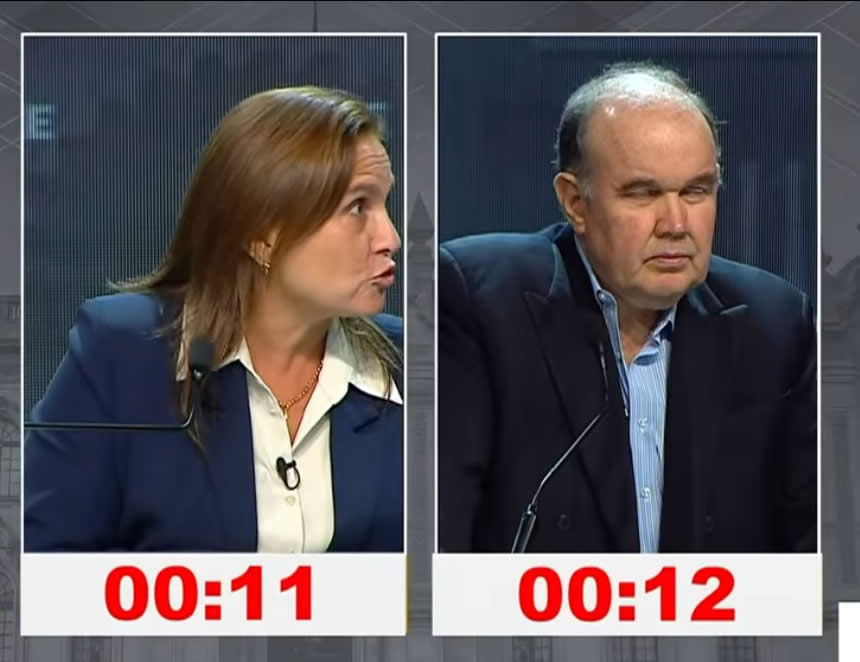 Marisol Pérez Tello a Rafael López Aliaga Keiko Fujimori: “No seas mentiroso” (Captura video youtube).