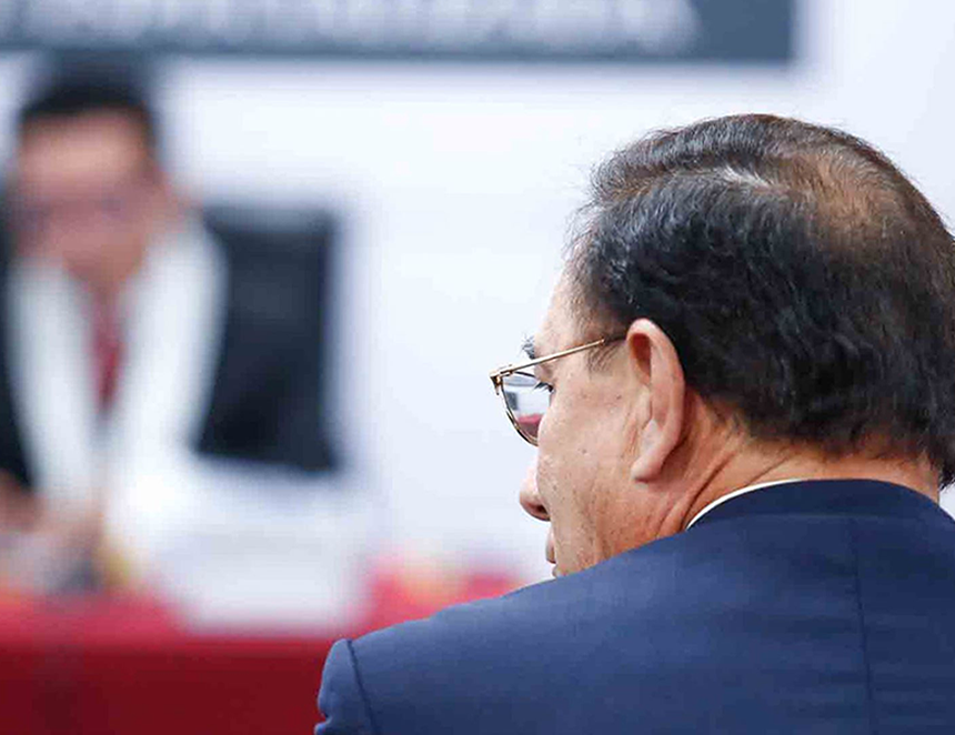 Vizcarra Cornejo negó tener intenciones de fugarse. (Foto: andina).