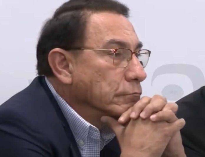 Martín Vizcarra denuncia en audiovisual “un pacto mafioso” que gobierna el Perú desde las sombras (Captura: Justicia TV).